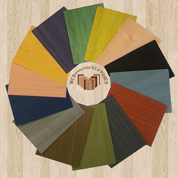 Coloured Veneer Fan